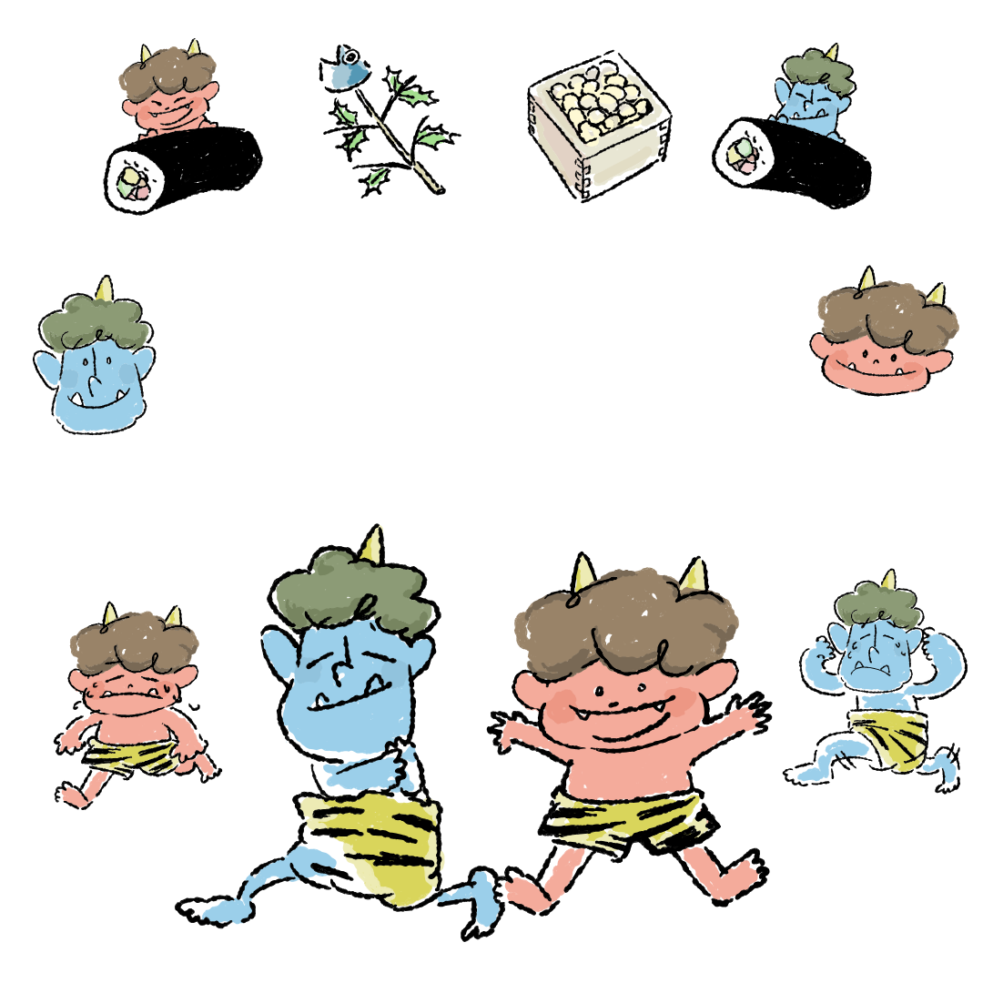 椎名町商人まつりの節分イベント